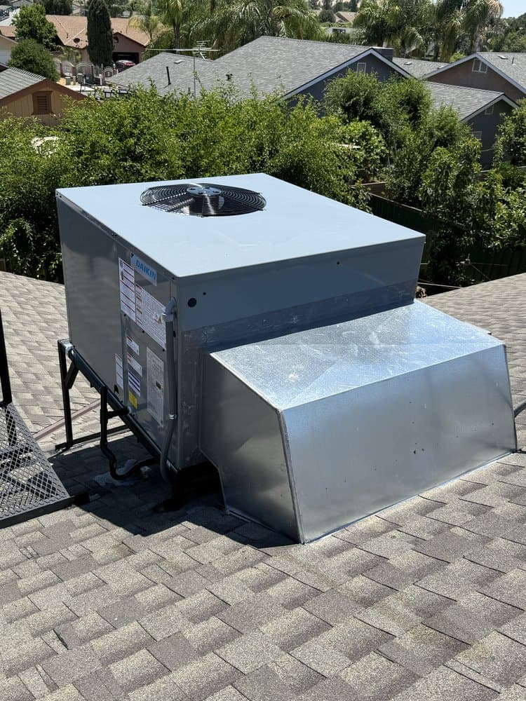 Daikin condenser changeout completed same-day by MG's Air Conditioning & Heating